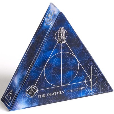 CARAT HARRY POTTER DEATHLY HALLOWS GIFT BOX SPINNING PENDANT NECKLACE