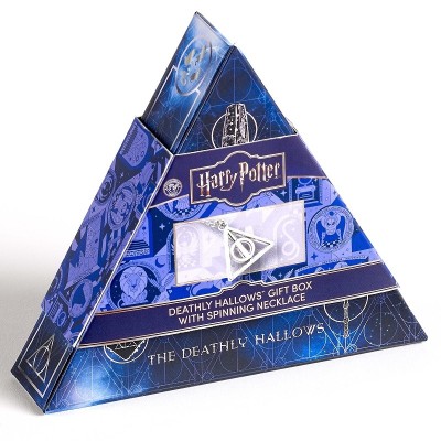 HARRY POTTER I DONI DELLA MORTE BOX COLLANA CON CIONDOLO ROTANTE CARAT