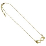 HARRY POTTER OCCHIALI LUNA LOVEGOOD COLLANA GOLD VER. CARAT