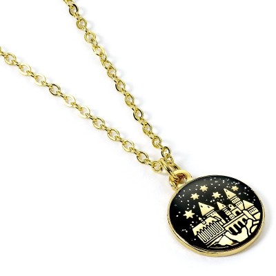 HARRY POTTER HOGWARTS CASTLE COLLANA GOLD VER. CARAT