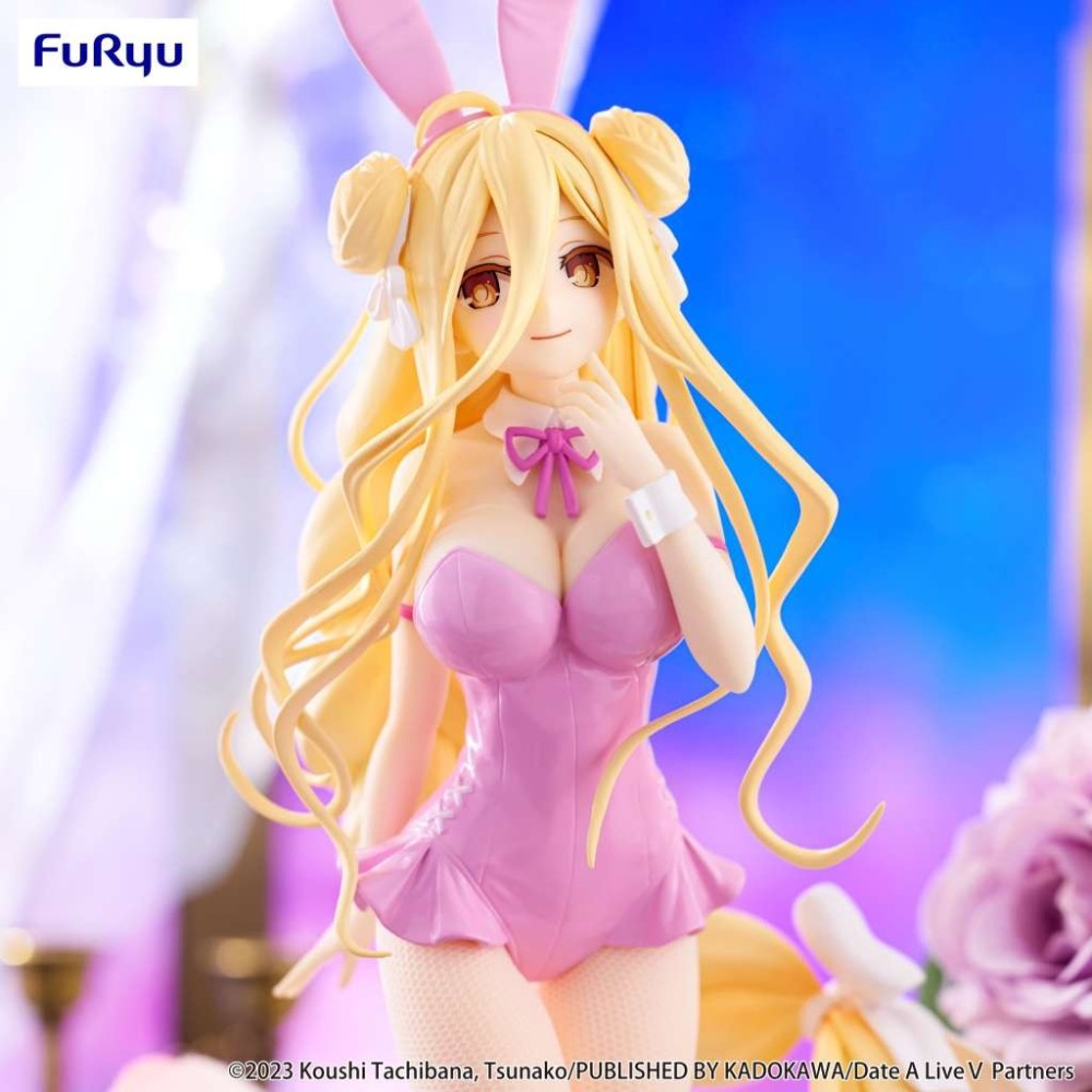 DATE A LIVE MUKURO HOSHIMIYA PINK COLOR BICUTE BUNNIES STATUA FIGURE FURYU