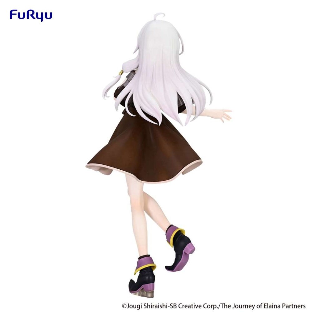FURYU WANDERING WITCH THE JOURNEY OF ELAINA BROWN OUTFIT TRIO-TRY-IT STATUE PVC FIGURE
