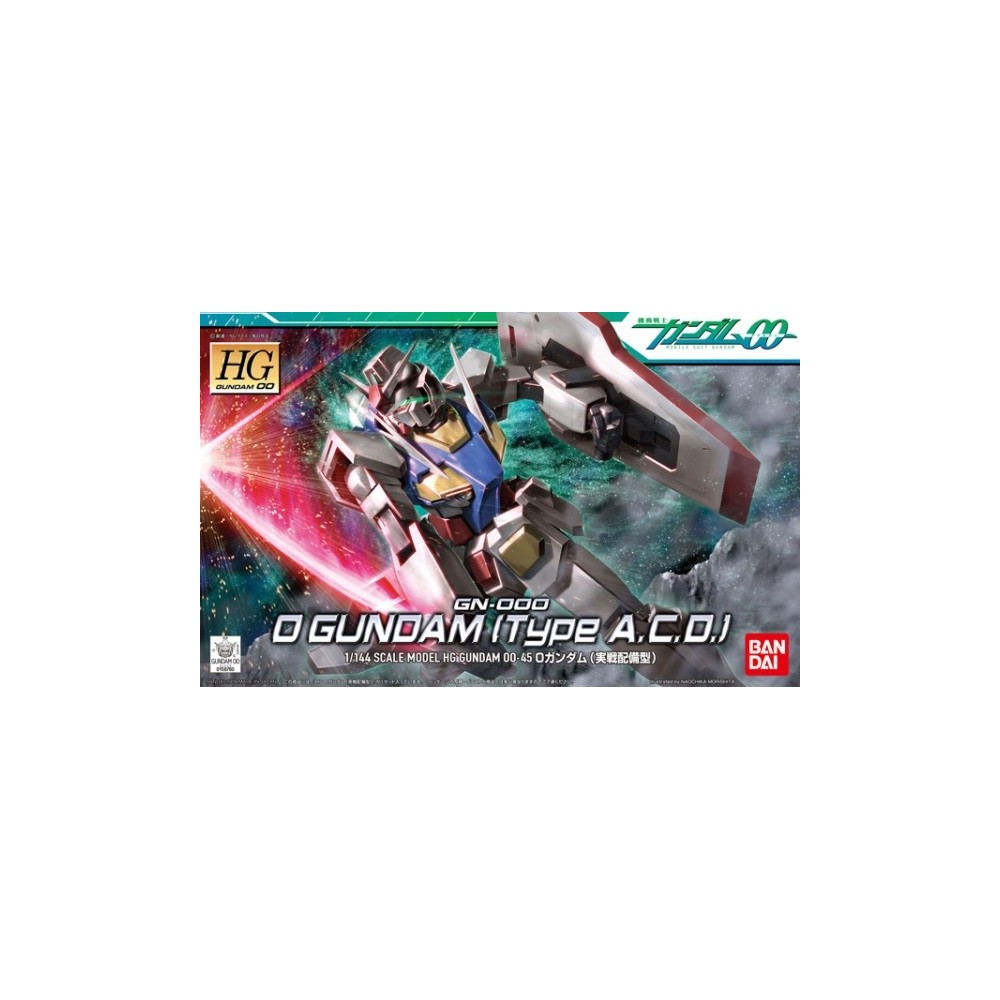 BANDAI HIGH GRADE HG GUNDAM O TYPE A.C.D. GN-000 1/144 MODEL KIT ACTION FIGURE