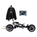 MC FARLANE DC MULTIVERSE THE DARK KNIGHT VEHICLE BATMAN & BATPOD PVC ACTION FIGURE