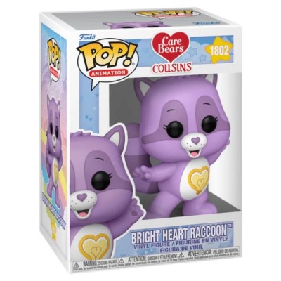 FUNKO FUNKO POP! CARE BEAR COUSINS BRIGHT HEART RACCOON BOBBLE HEAD FIGURE