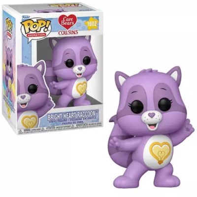 FUNKO FUNKO POP! CARE BEAR COUSINS BRIGHT HEART RACCOON BOBBLE HEAD FIGURE
