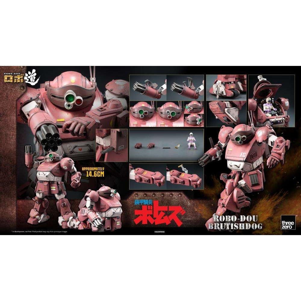 THREEZERO ROBO-DOU ARMORED TROOPER VOTOMS BRUTISHDOG 15CM ACTION FIGURE