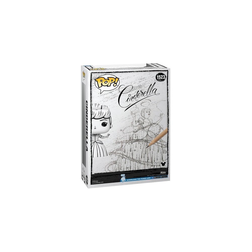 FUNKO POP! COVER DISNEY CENERENTOLA SKETCH CINDERELLA BOBBLE HEAD FIGURE FUNKO