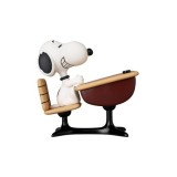 MEDICOM TOY PEANUTS UDF SERIES 18 SNOOPY WITH DESK PVC MINI FIGURES