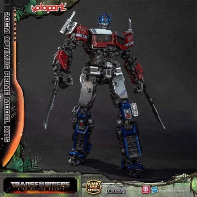 YOLOPARK TRANSFORMERS RISE OF THE BEASTS OPTIMUS PRIME MODEL KIT AMK PRO SERIES 16CM