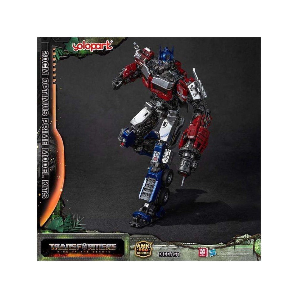 YOLOPARK TRANSFORMERS RISE OF THE BEASTS OPTIMUS PRIME MODEL KIT AMK PRO SERIES 16CM