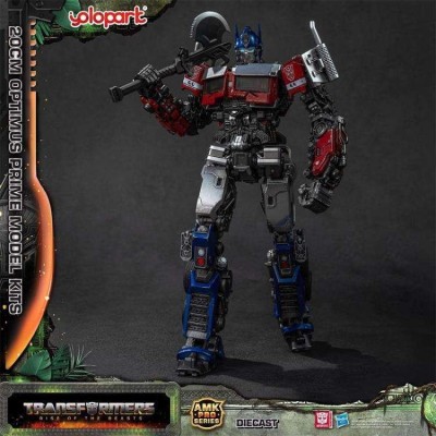 YOLOPARK TRANSFORMERS RISE OF THE BEASTS OPTIMUS PRIME MODEL KIT AMK PRO SERIES 16CM