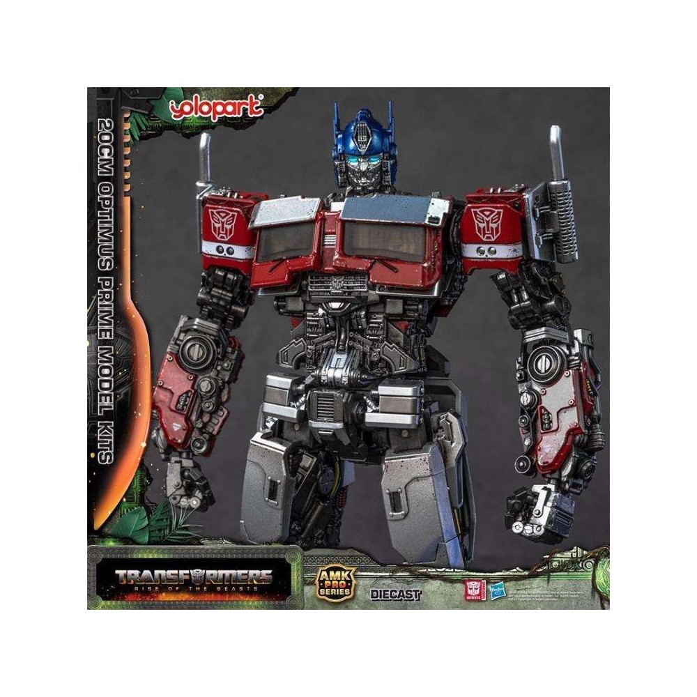 YOLOPARK TRANSFORMERS RISE OF THE BEASTS OPTIMUS PRIME MODEL KIT AMK PRO SERIES 16CM