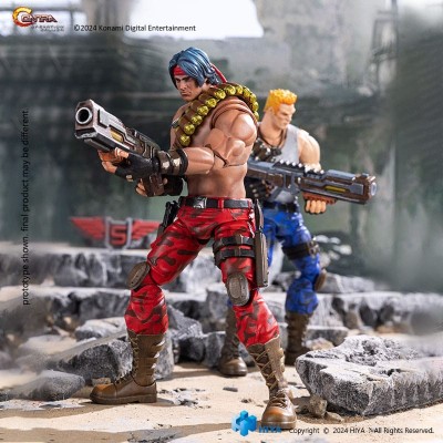 CONTRA OPERATION GALUGA EXQUISITE BASIC BILL RIZER ACTION FIGURE HIYA TOYS