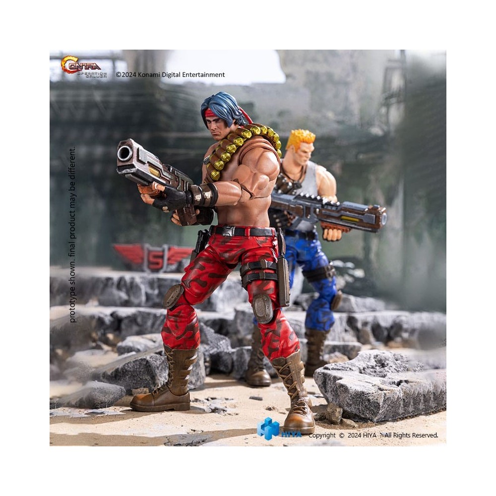 CONTRA OPERATION GALUGA EXQUISITE BASIC BILL RIZER ACTION FIGURE HIYA TOYS
