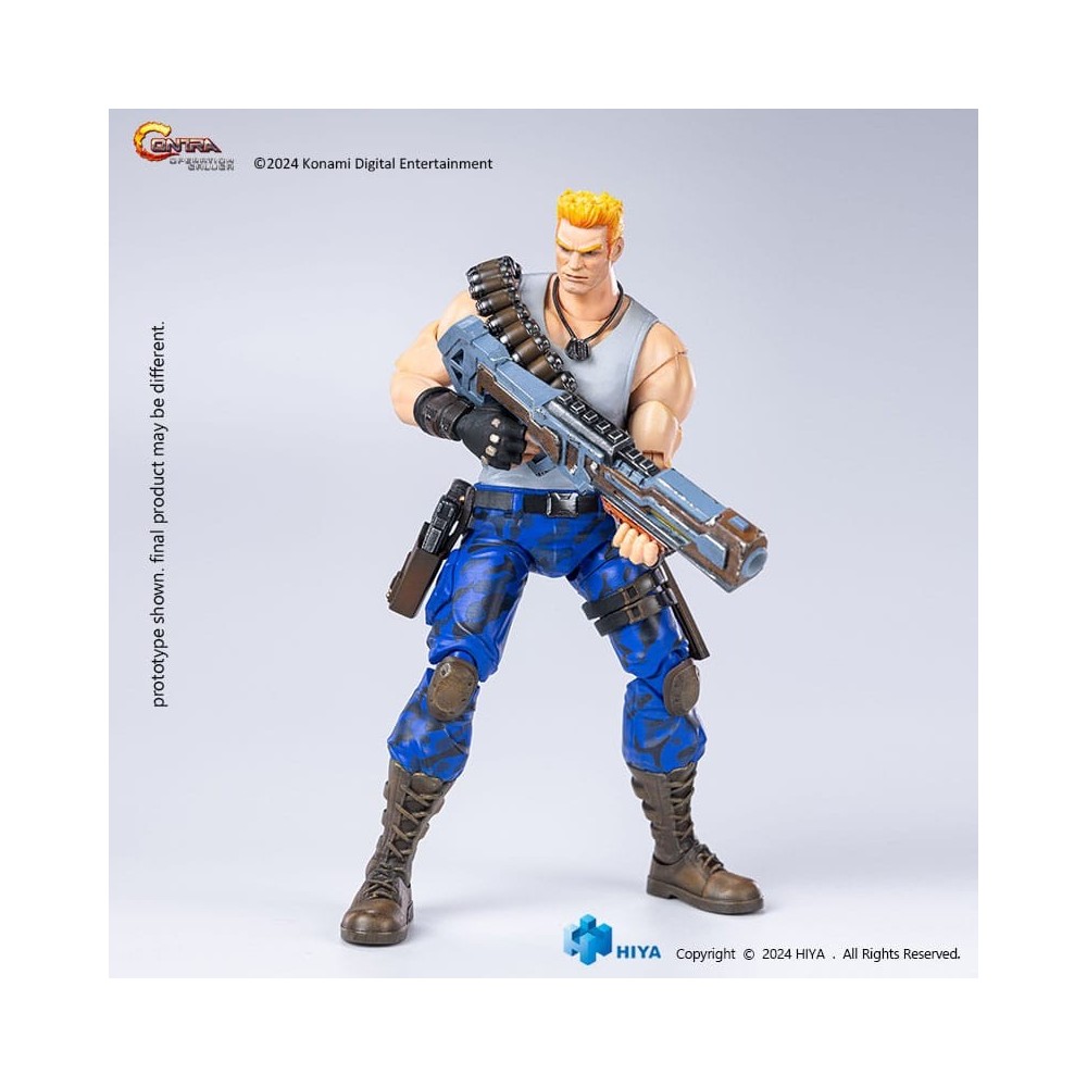 CONTRA OPERATION GALUGA EXQUISITE BASIC BILL RIZER ACTION FIGURE HIYA TOYS