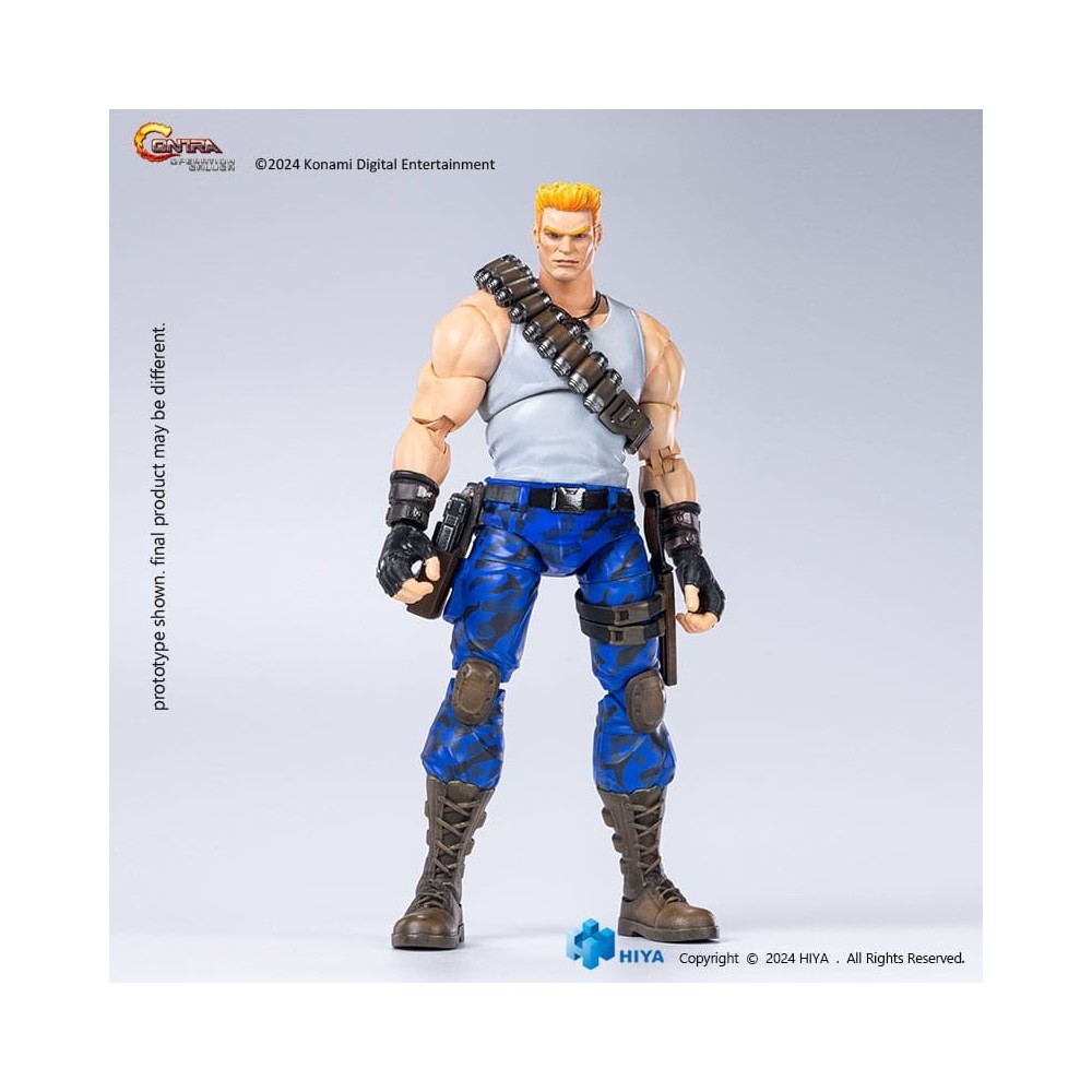 CONTRA OPERATION GALUGA EXQUISITE BASIC BILL RIZER ACTION FIGURE HIYA TOYS