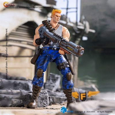 CONTRA OPERATION GALUGA EXQUISITE BASIC BILL RIZER ACTION FIGURE HIYA TOYS