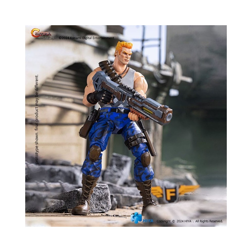 CONTRA OPERATION GALUGA EXQUISITE BASIC BILL RIZER ACTION FIGURE HIYA TOYS