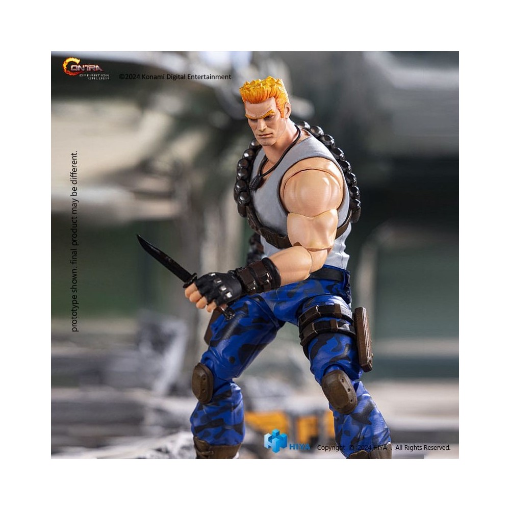 CONTRA OPERATION GALUGA EXQUISITE BASIC BILL RIZER ACTION FIGURE HIYA TOYS