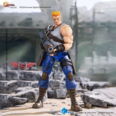 CONTRA OPERATION GALUGA EXQUISITE BASIC BILL RIZER ACTION FIGURE HIYA TOYS