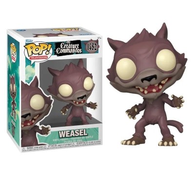 FUNKO POP! DC CREATURE COMMANDOS WEASEL BOBBLE HEAD KNOCKER FUNKO