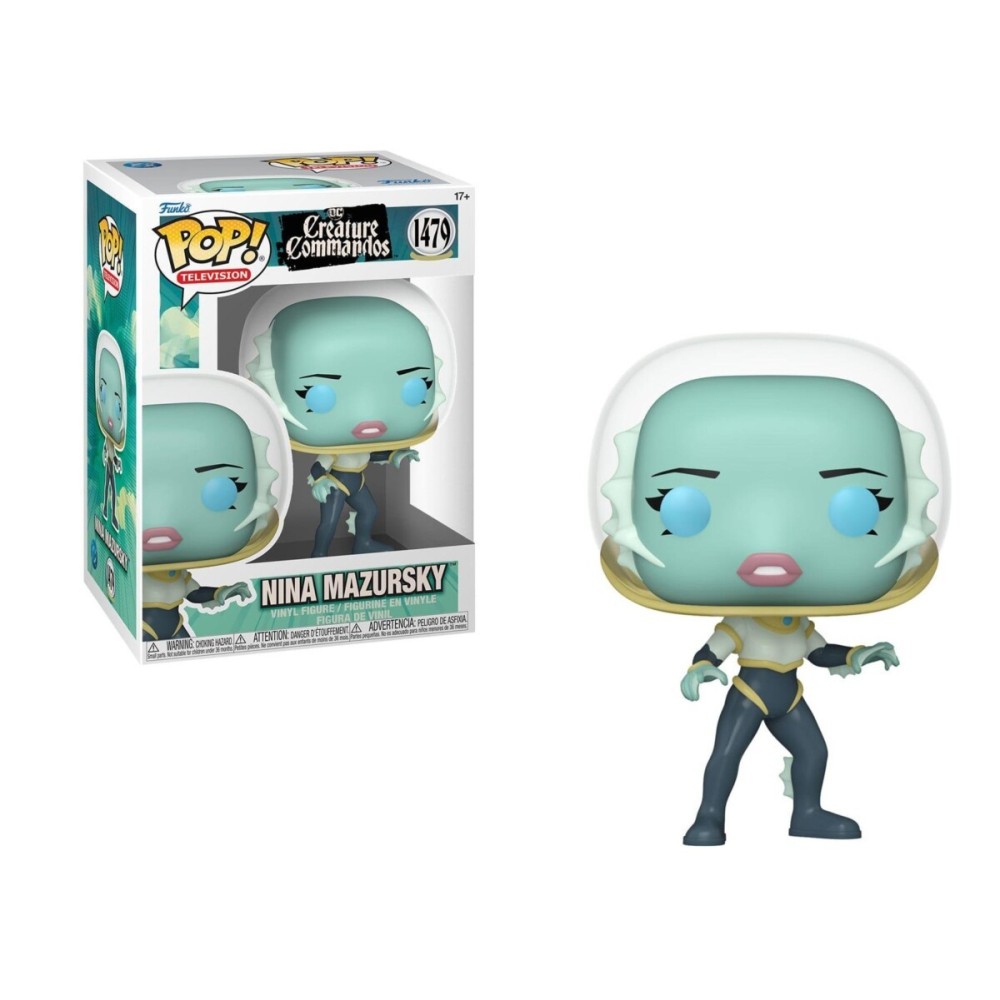 FUNKO FUNKO POP! DC CREATURE COMMANDOS NINA MAZURSKY BOBBLE HEAD KNOCKER