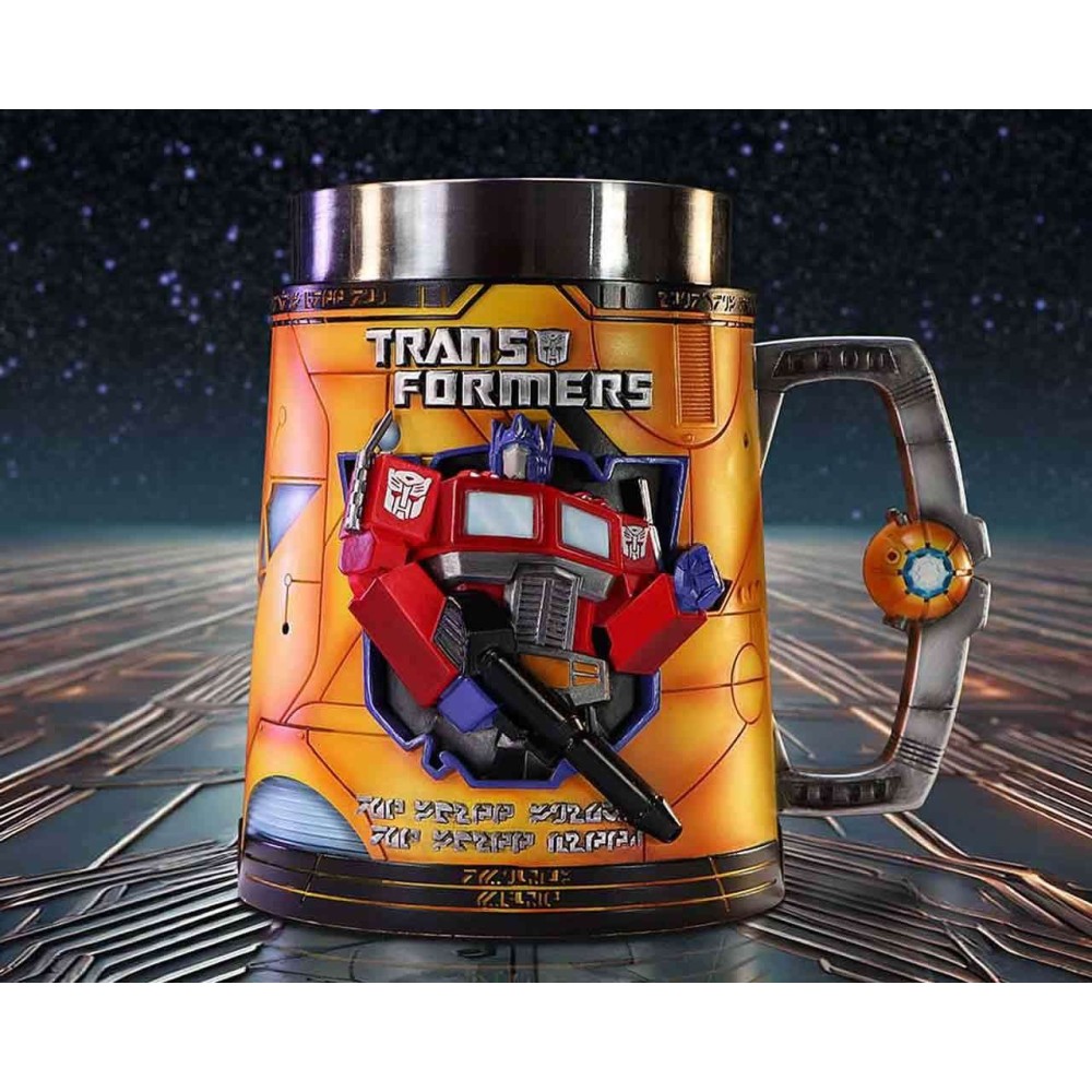 TRANSFORMERS HEROES OF CYBERTRON TANKARD BOCCALE IN RESINA NEMESIS NOW