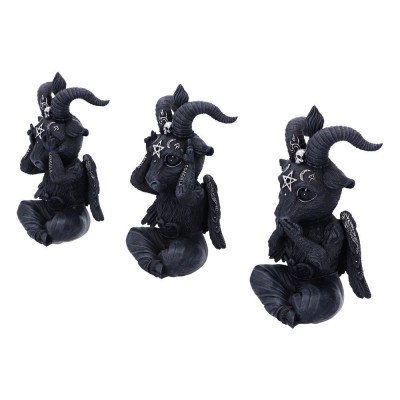 NEMESIS NOW CULT CUTIES THREE WISE BAPHOBOO RESIN FIGURE 13CM