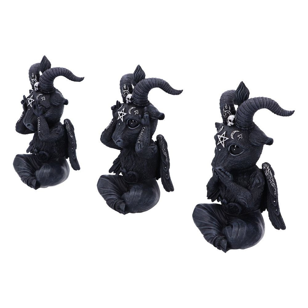 NEMESIS NOW CULT CUTIES THREE WISE BAPHOBOO RESIN FIGURE 13CM