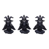 NEMESIS NOW CULT CUTIES THREE WISE BAPHOBOO RESIN FIGURE 13CM