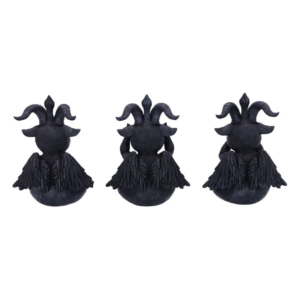 NEMESIS NOW CULT CUTIES THREE WISE BAPHOBOO RESIN FIGURE 13CM