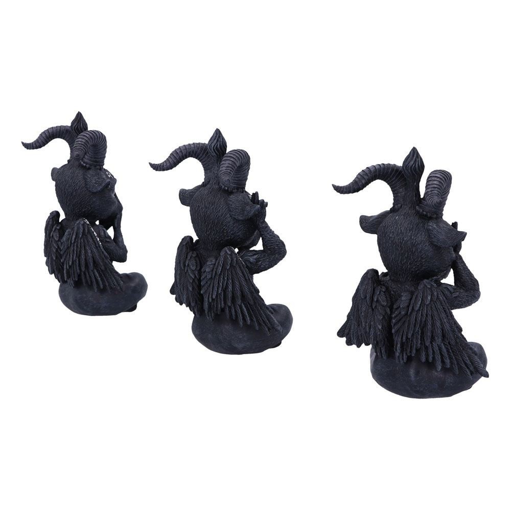 NEMESIS NOW CULT CUTIES THREE WISE BAPHOBOO RESIN FIGURE 13CM