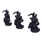 NEMESIS NOW CULT CUTIES THREE WISE BAPHOBOO RESIN FIGURE 13CM