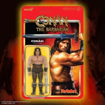 CONAN THE BARBARIAN REACTION CONAN ACTION FIGURE SUPER7
