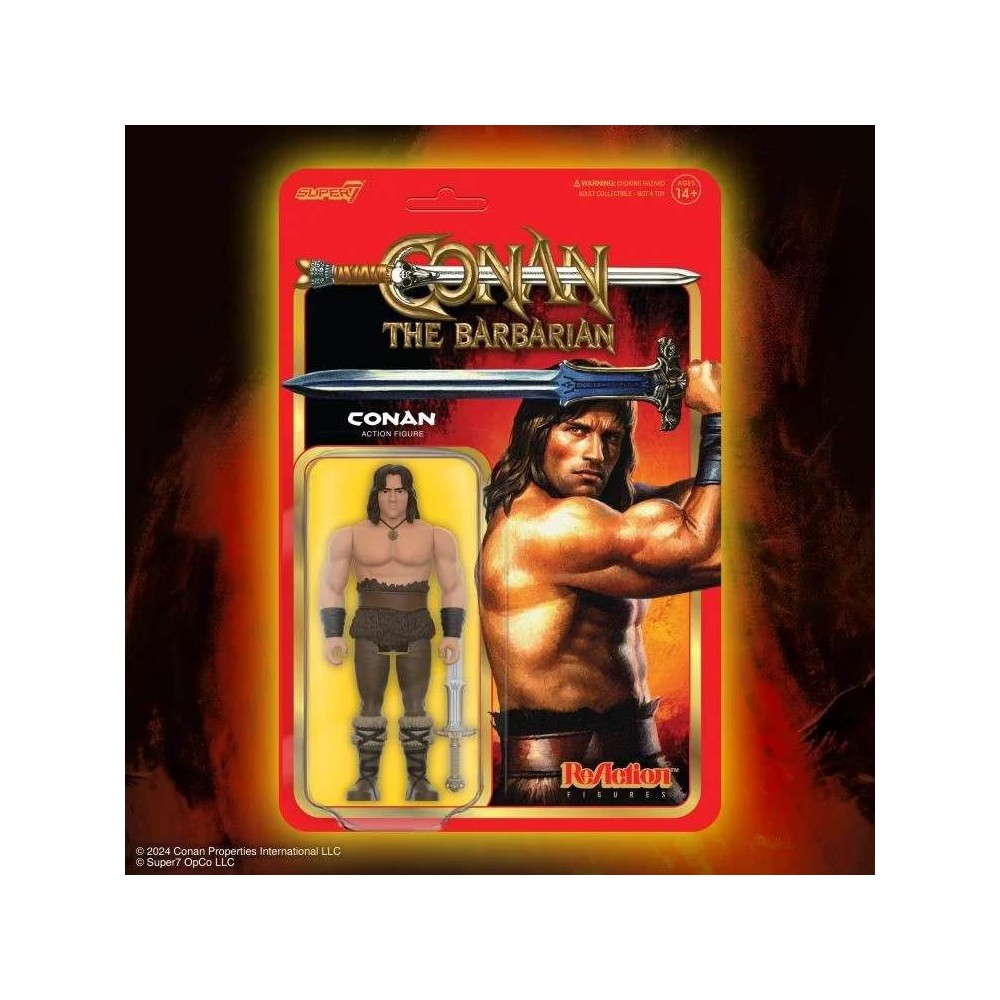 CONAN THE BARBARIAN REACTION CONAN ACTION FIGURE SUPER7
