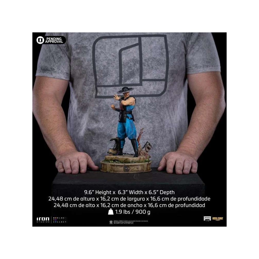 IRON STUDIOS MORTAL KOMBAT KUNG LAO ART SCALE 1/10 STATUE FIGURE