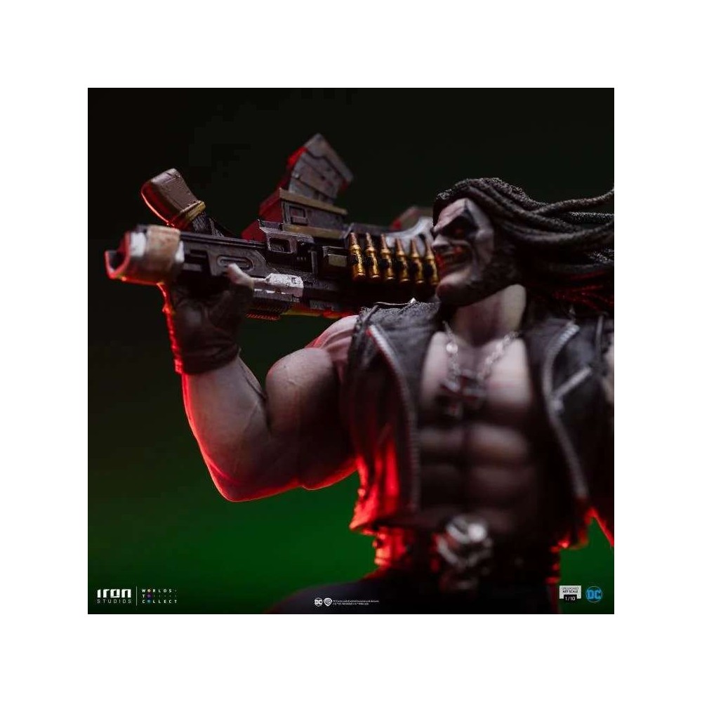 DC COMICS LOBO UNLEASHED BDS ART SCALE DELUXE STATUA FIGURE IRON STUDIOS