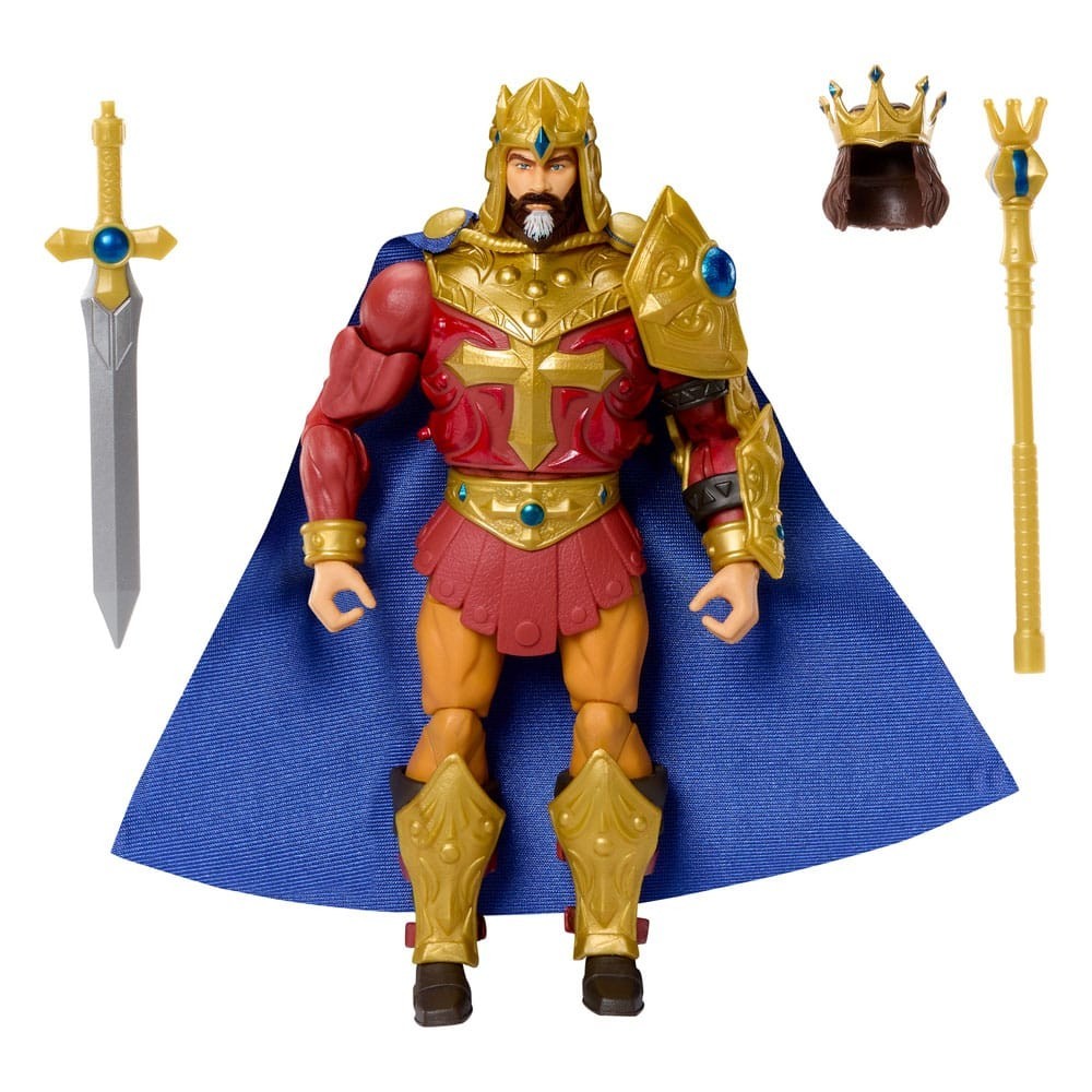 MASTERS OF THE UNIVERSE NEW ETERNIA KING RANDOR ACTION FIGURE MATTEL