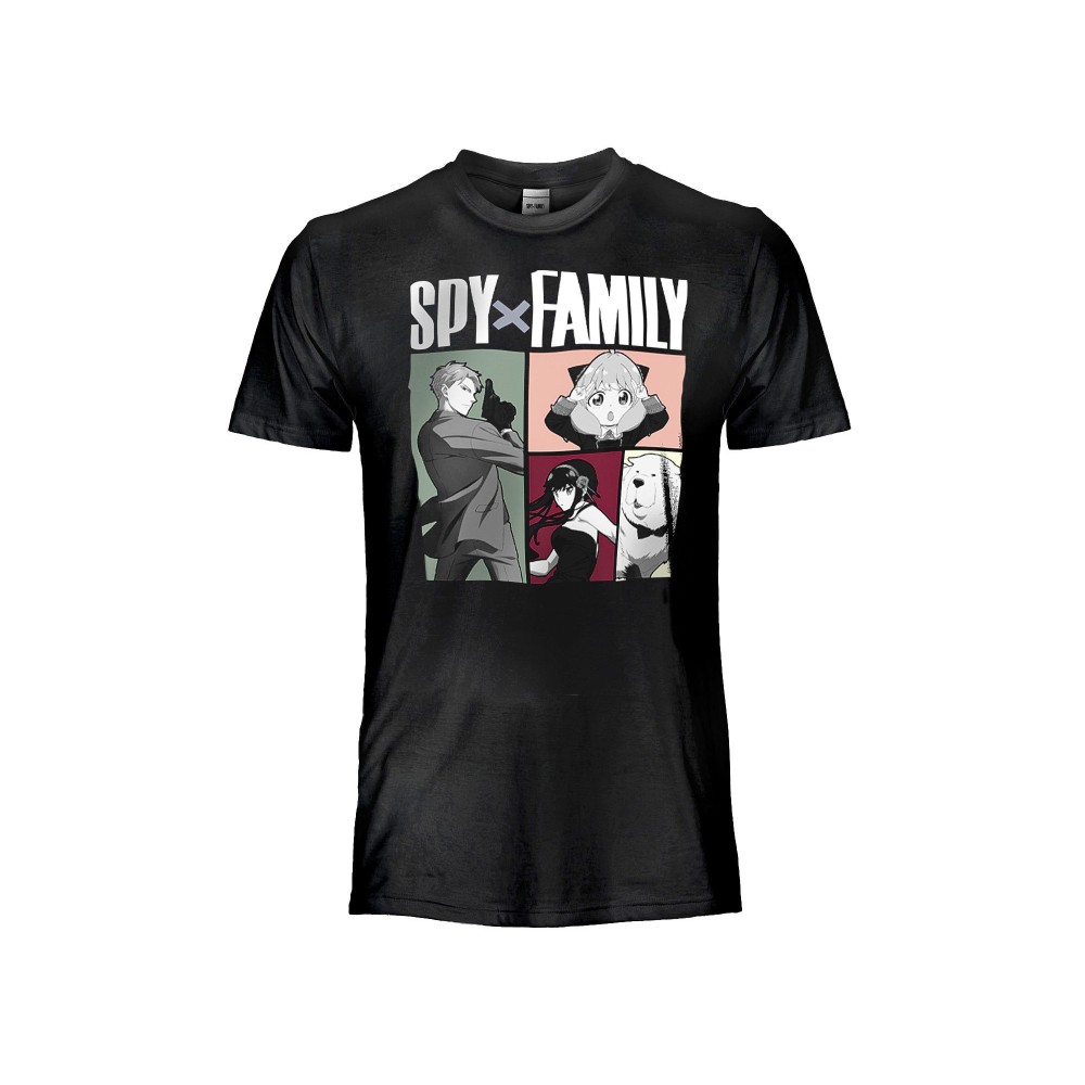 T SHIRT SPY X FAMILY BLACK