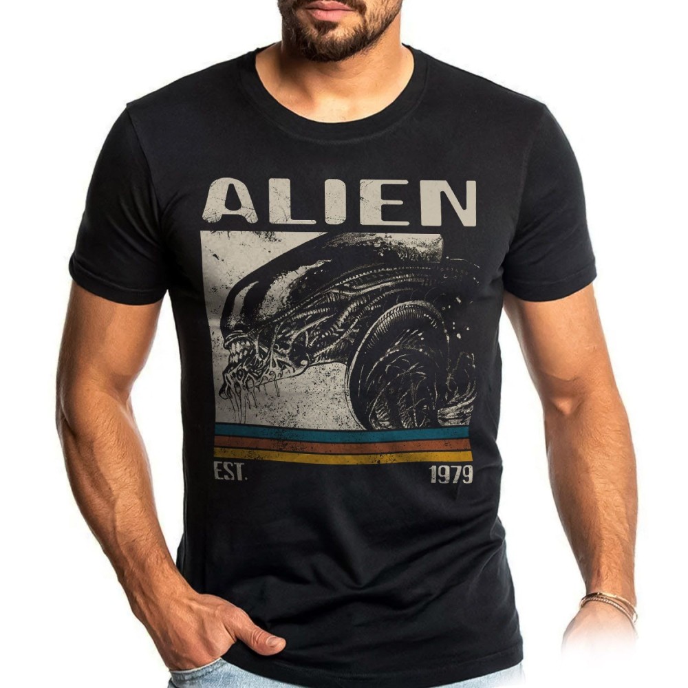 MAGLIA T SHIRT ALIEN RETRO EST. 1979