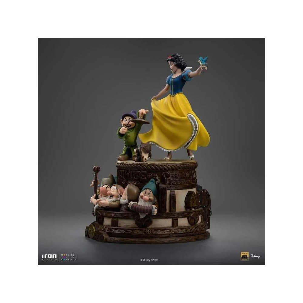 IRON STUDIOS SNOW WHITE AND THE SEVEN DWARVES ART SCALE DELUXE 1/10 STATUE FIGURE