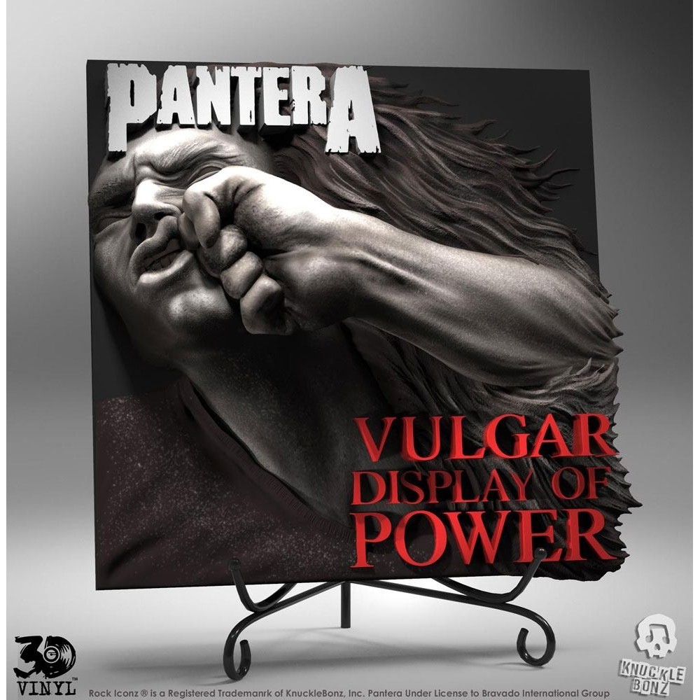 KNUCKLEBONZ PANTERA VULGAR DISPLAY OF POWER 3D VINYL ALBUM 30CM RESIN FIGURE