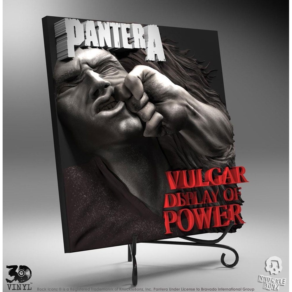 KNUCKLEBONZ PANTERA VULGAR DISPLAY OF POWER 3D VINYL ALBUM 30CM RESIN FIGURE