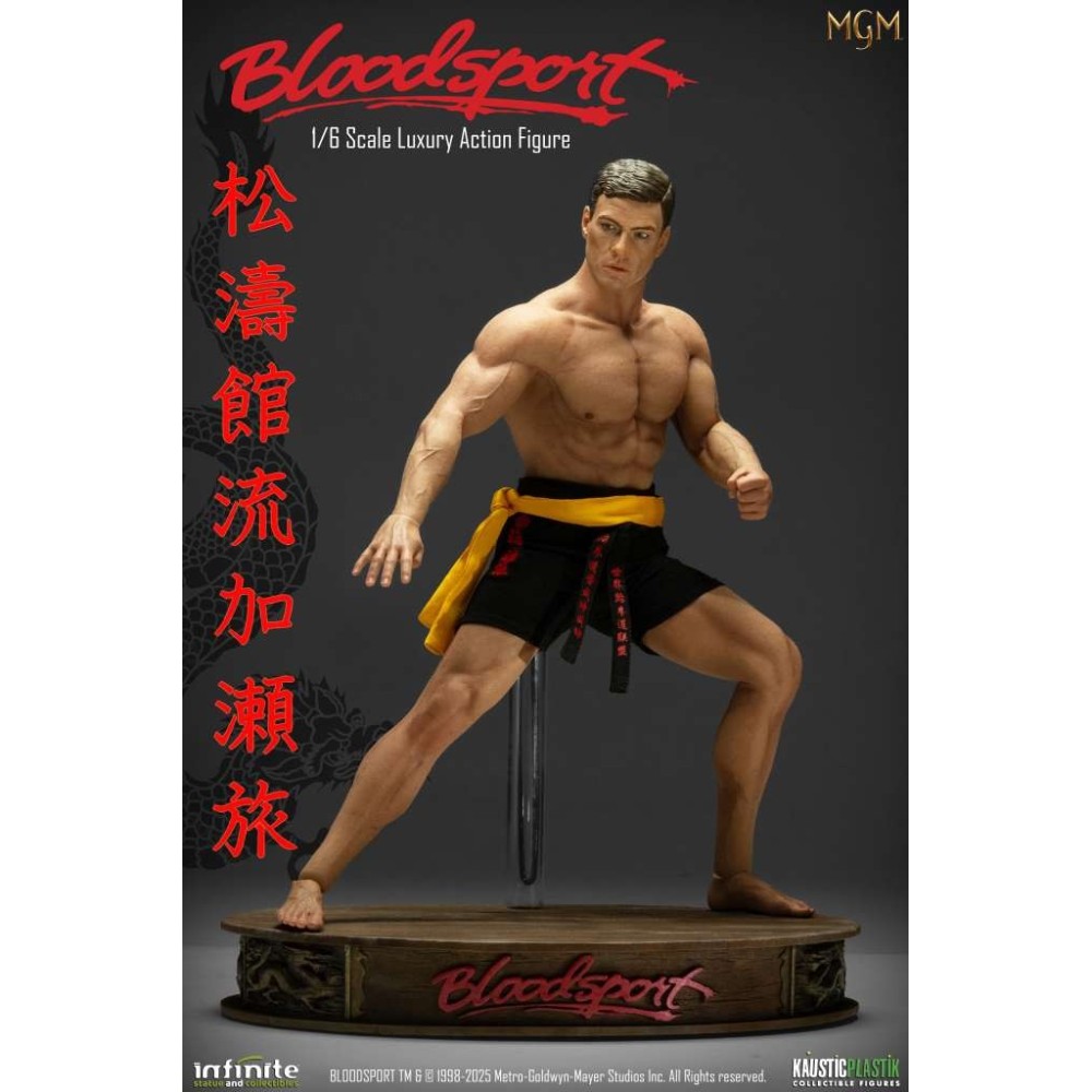 INFINITE STATUE BLOODSPORT FRANK DUX 1/6 SCALE LUXURY DELUXE ACTION FIGURE