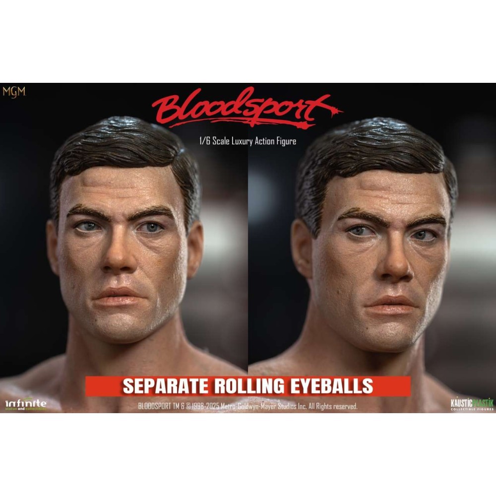 INFINITE STATUE BLOODSPORT FRANK DUX 1/6 SCALE LUXURY DELUXE ACTION FIGURE