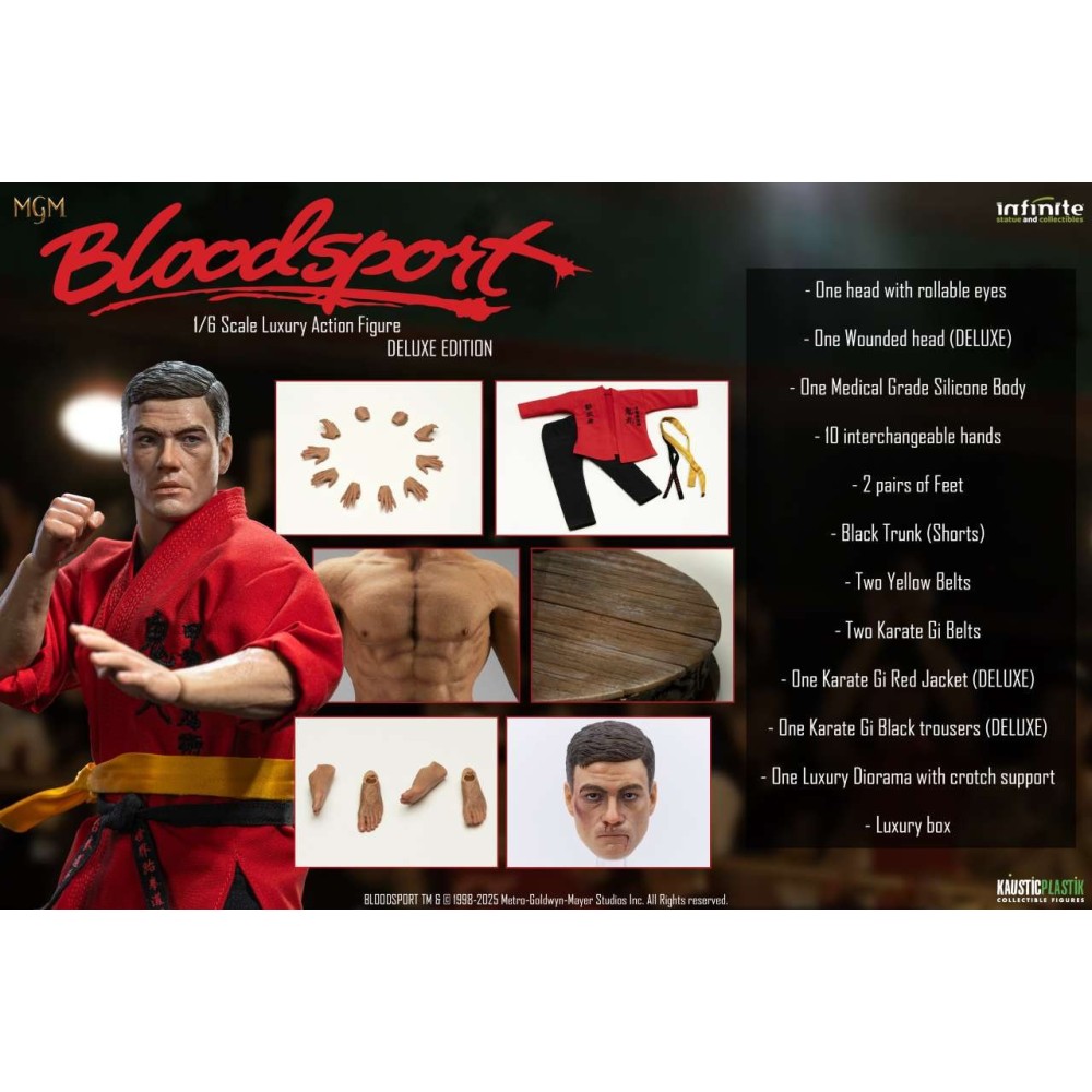 INFINITE STATUE BLOODSPORT FRANK DUX 1/6 SCALE LUXURY DELUXE VER. ACTION FIGURE