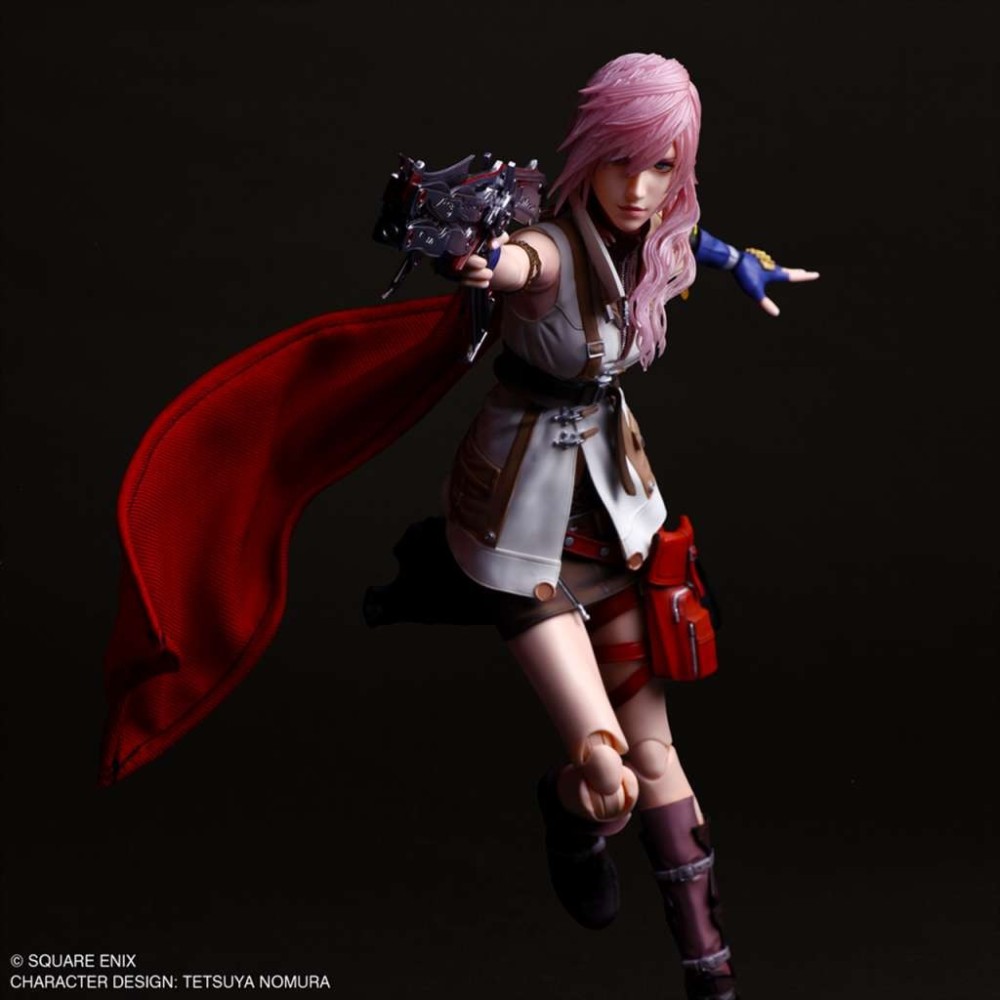 FINAL FANTASY 13 LIGHTNING PLAY ARTS SHIN ACTION FIGURE SQUARE ENIX