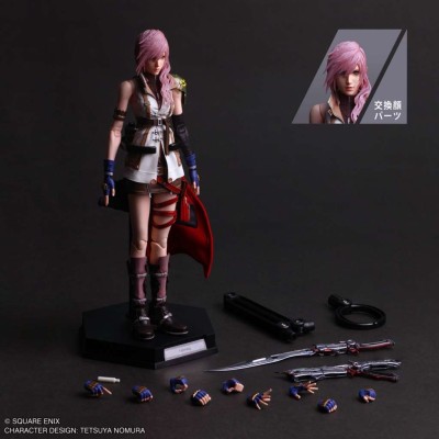 FINAL FANTASY 13 LIGHTNING PLAY ARTS SHIN ACTION FIGURE SQUARE ENIX