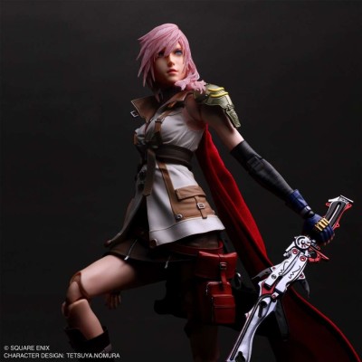 FINAL FANTASY 13 LIGHTNING PLAY ARTS SHIN ACTION FIGURE SQUARE ENIX